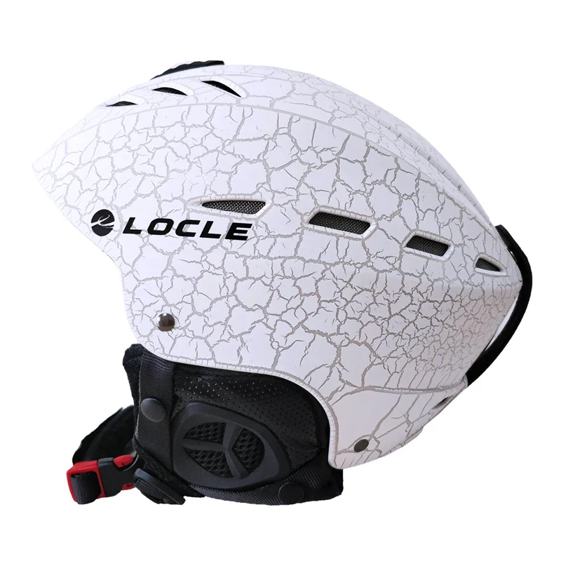 LOCLE Männer Skihelm Frauen Kinder Jungen Mädchen Skihelm Skating Skateboard Schneemobil Motorradhelme Größe 52-64cm