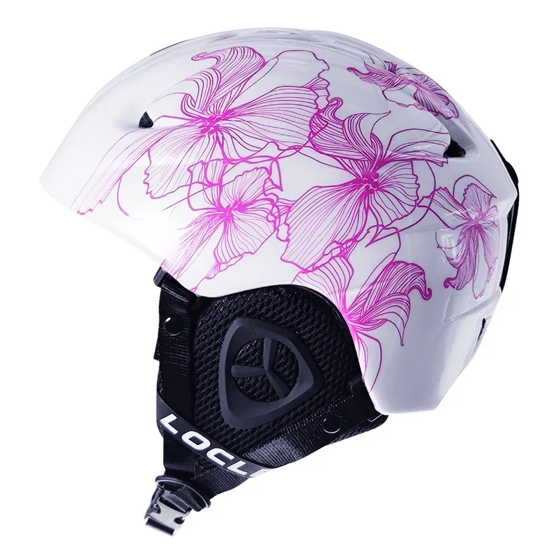 LOCLE Ultraleicht Ski Helm mit Sicherheit Integral Geformt Snowboard Helm Skifahren Schnee Schneemobil Helm Männer Frauen Kind Kinder