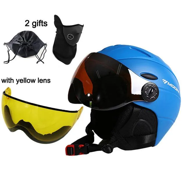 MOON Goggles Skihelm mit Visier