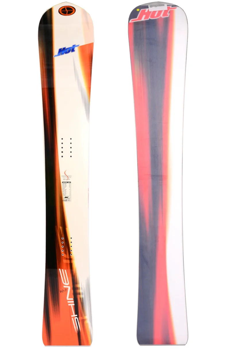HOT SHINE 162cm - Unisex Alpinboard Weiß Rot