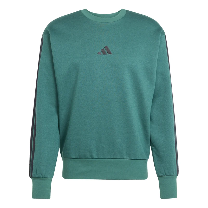 ADIDAS M 3S FL SWT Sweatshirt mit 3-Streifen