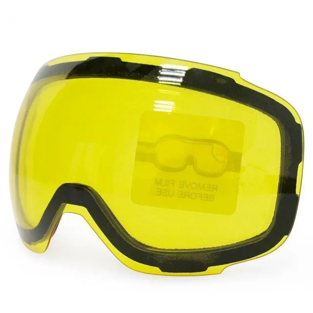 COPOZZ GOG-2181 Lens Yellow Graced Brightening Night Magnetic Lens Ersatz für Skibrillen