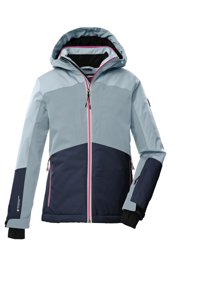 KILLTEC Kinder Skijacke 196 GRLS, wasserdicht & atmungsaktiv
