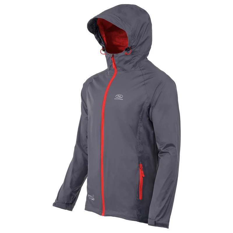 Highlander Stow & Go Packaway Regenjacke anthrazit