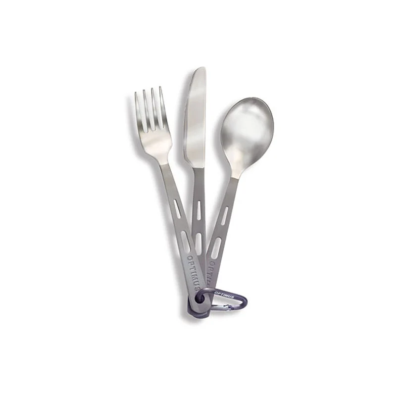 Optimus Titan Besteck-Set mit Karabiner