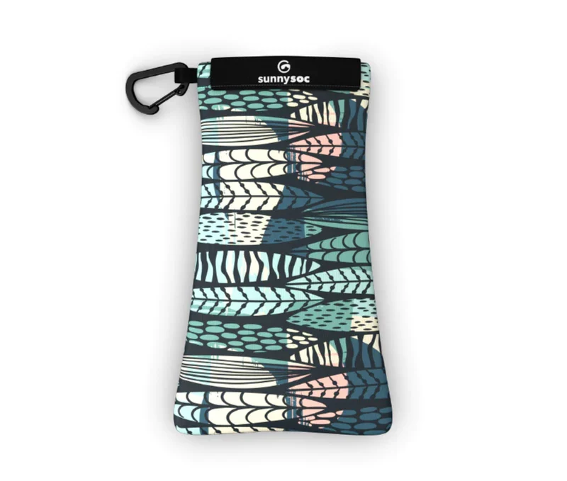 Sunnysoc Tribal Schutzhülle für Brillen, Handys, Smartphones Tasche Beute Case Handybeutel mit Karabinerhaken Brillenetui Schnappverschluss j23