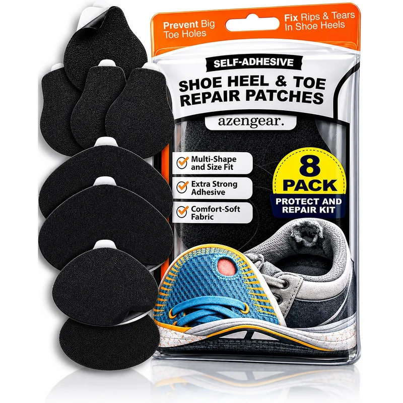 Shoe Heel Repair & Big Toe Hole Preventer Patch Kit