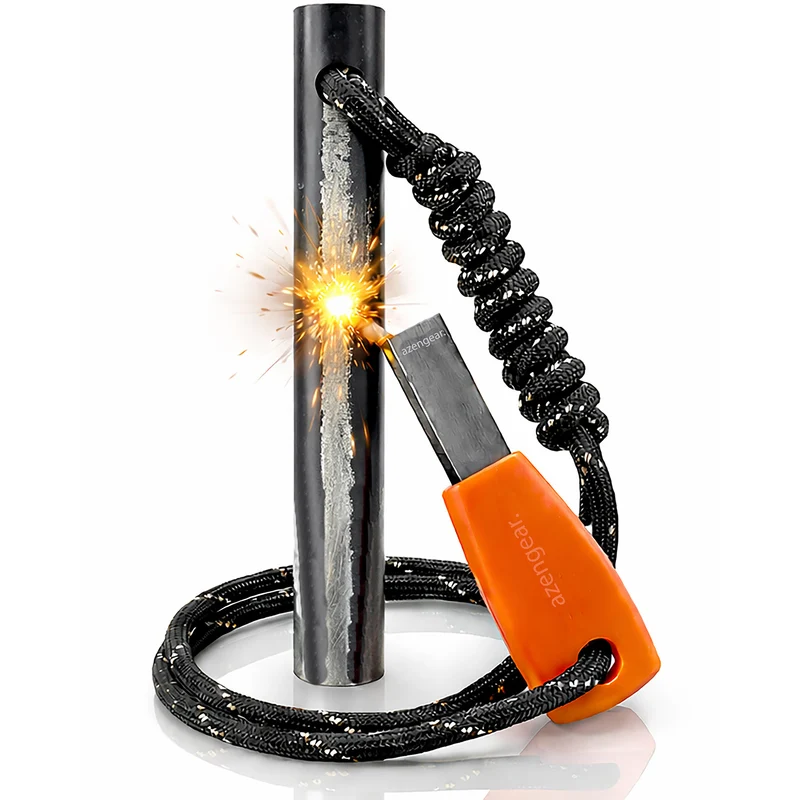 Ferro Rod, Firesteel, Fire Starter Kit (10cm x ⌀1cm)