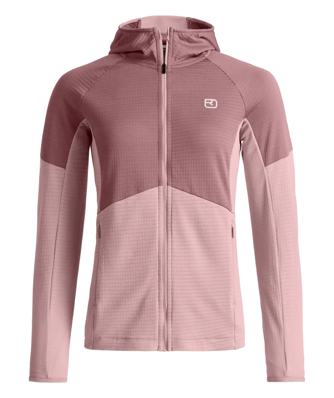 FLEECE LIGHT GRID HOODY Damen