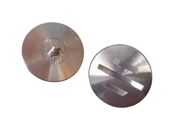 Slokker Screwplates - Schrauben-Set für Skihelme aluminium