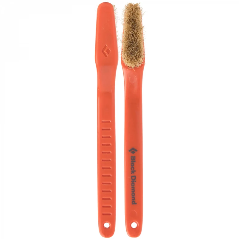 Black Diamond Boars Hair Boulderbürste Small orange