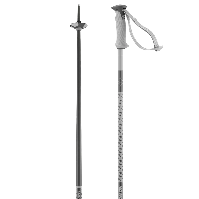 SALOMON POLES POLAR Skistöcke Aluminium Grau Violett