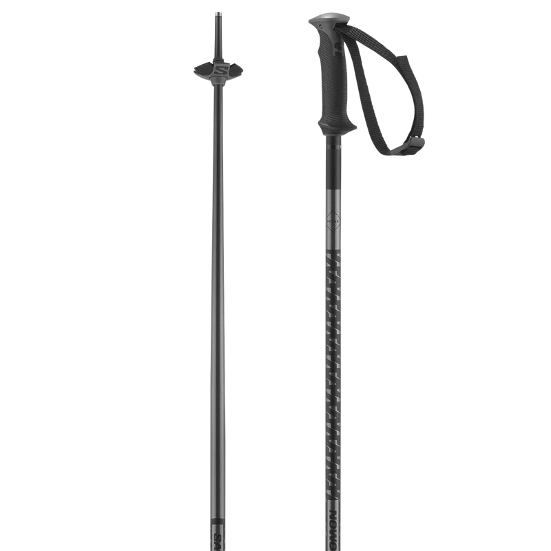 SALOMON POLES POLAR Black Aluminium Skistöcke