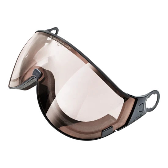 CP Skihelmvisier 12 dl Vario Lens brown Mirror Wechselvisier für Skihelme Camurai und Cuma inkl. foam j21