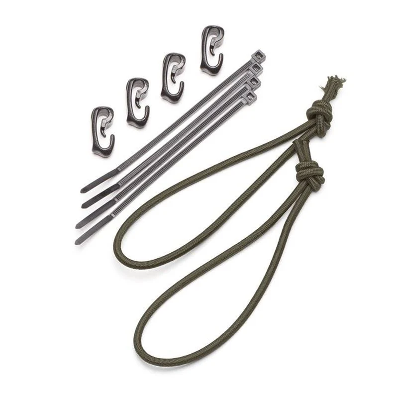 Team Wendy Shock Cord Kit for Rail 3.0 ranger green