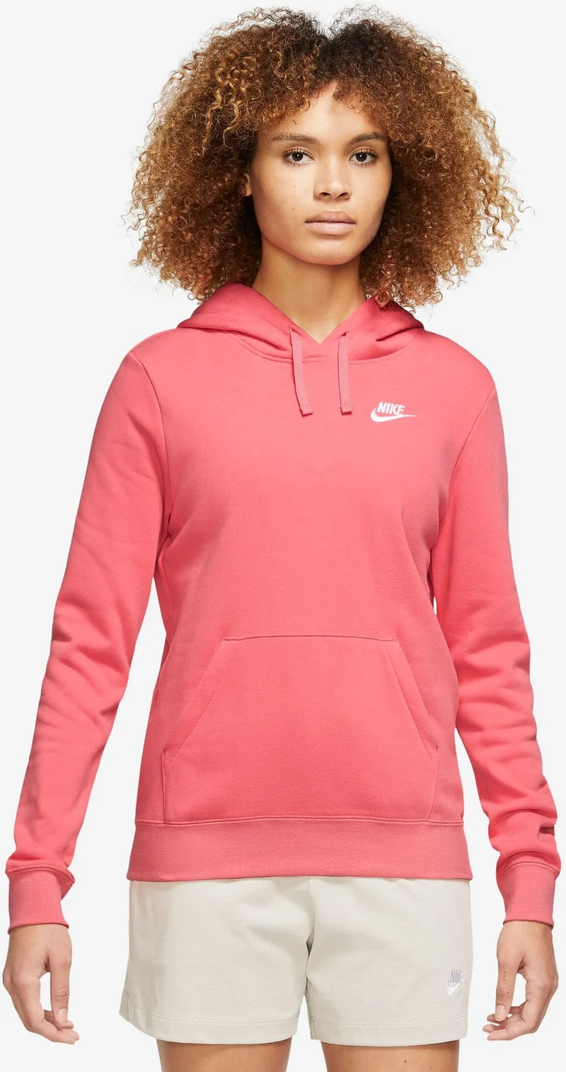 NIKE Damen Kapuzensweatshirt NSW CLUB FLC STD PO HDY