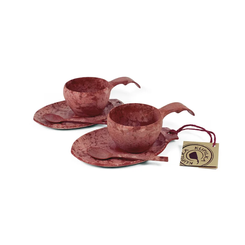 Kupilka SLOW DOWN Set cranberry red