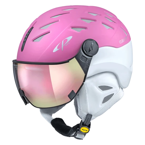 CP CUMA Ski-Snowboardhelm rose white Damen