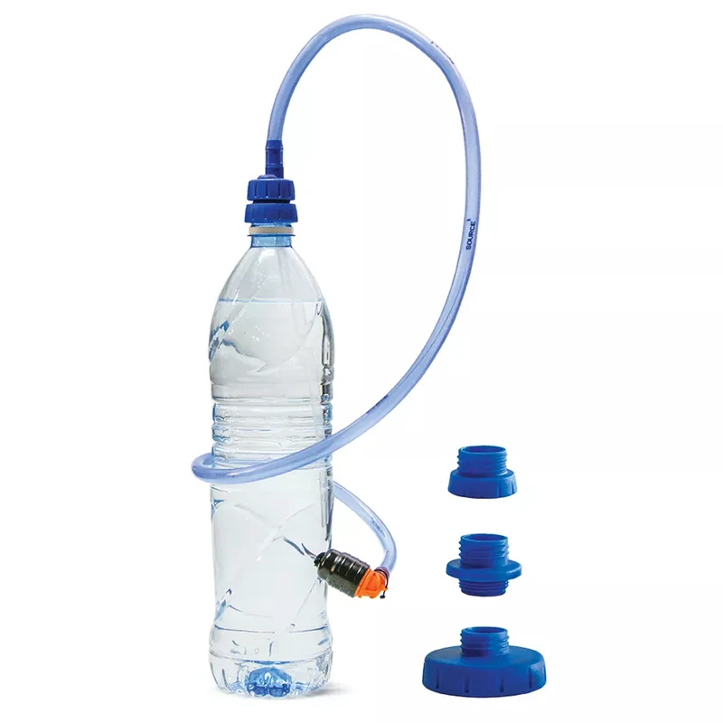 Source Convertube Wasserflaschen-Adapter blau