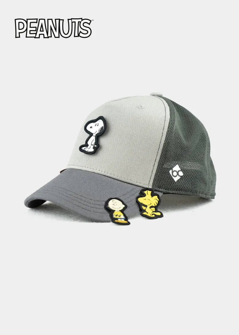 BAVARIAN CAPS PEANUTS Transformer Curved Cap mit 3 Patches