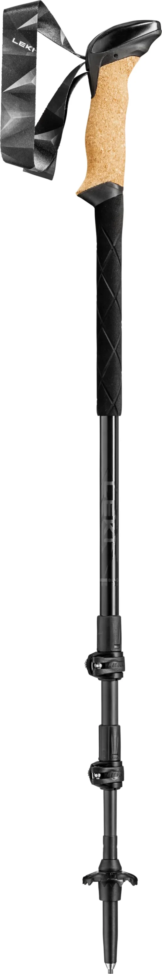 Leki BLACK SERIES CARBON Trekkingstöcke black-black gray-dark anthracite (100-135 cm) Unisex