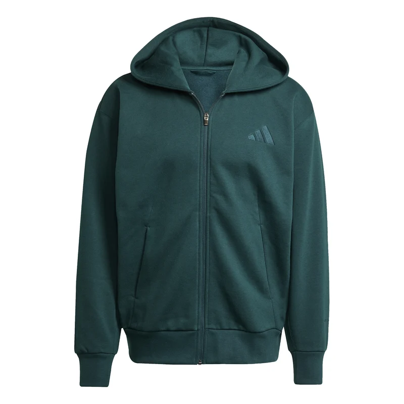 ADIDAS Kapuzenjacke FL FZ aus Baumwollmix
