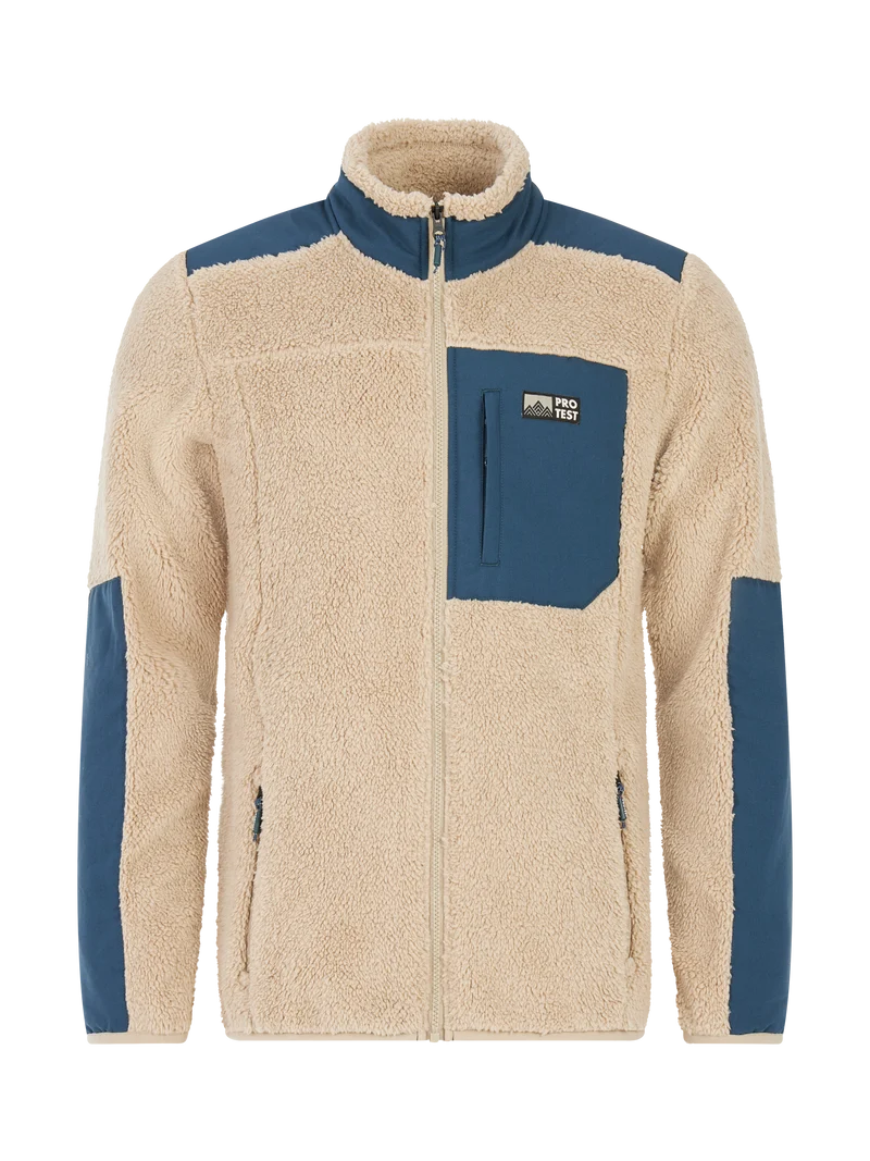 PROTEST PRTBleaker Outdoor Full Zip Top Grün