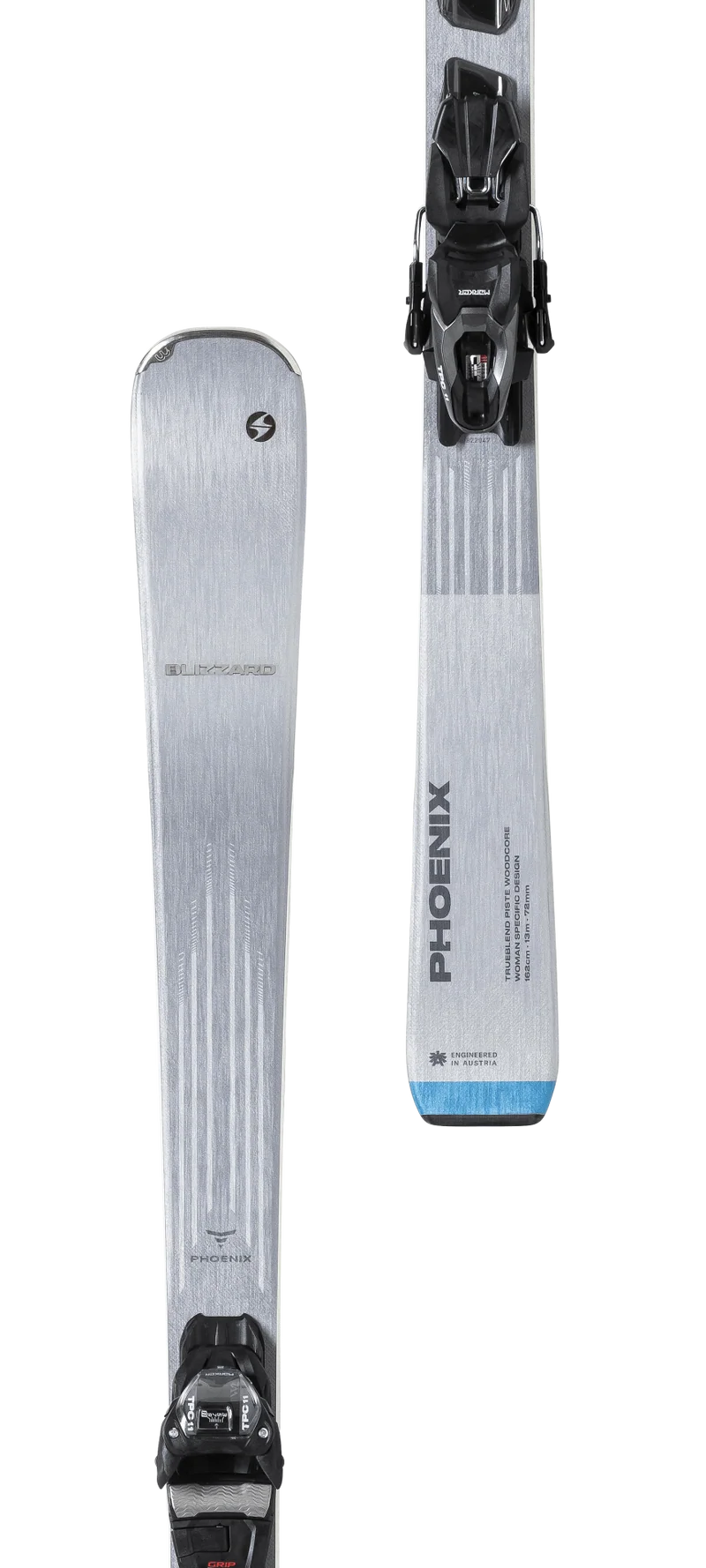 Blizzard PHOENIX S R13 CA 162cm + Marker TPC 11 Damen Pisten Ski Grau