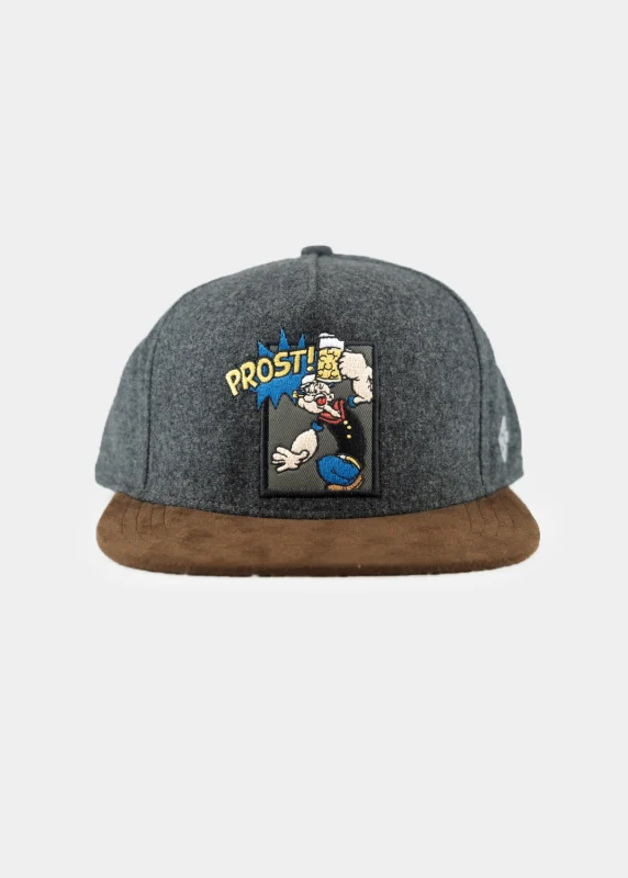 BAVARIAN CAPS Popeye Flat Kappe mit Stickapplikation