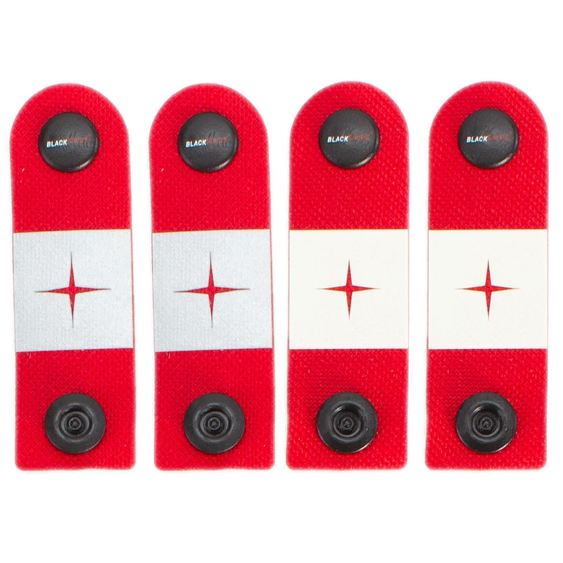 BLACKSIRIUS Tactical Click Ausrüstungsreflektoren rot