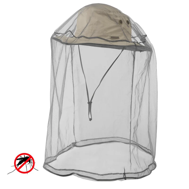 Trekmates Borneo Sonnenhut mit Mückennetz UPF 50+ khaki