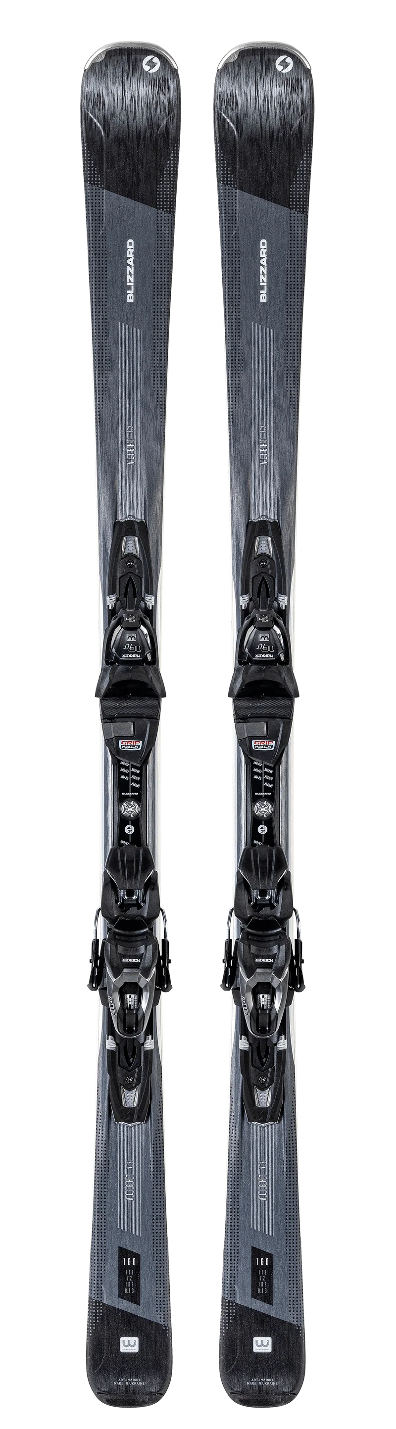 Blizzard Alight 7.2 Damen Ski + Marker TLT 10 All Mountain