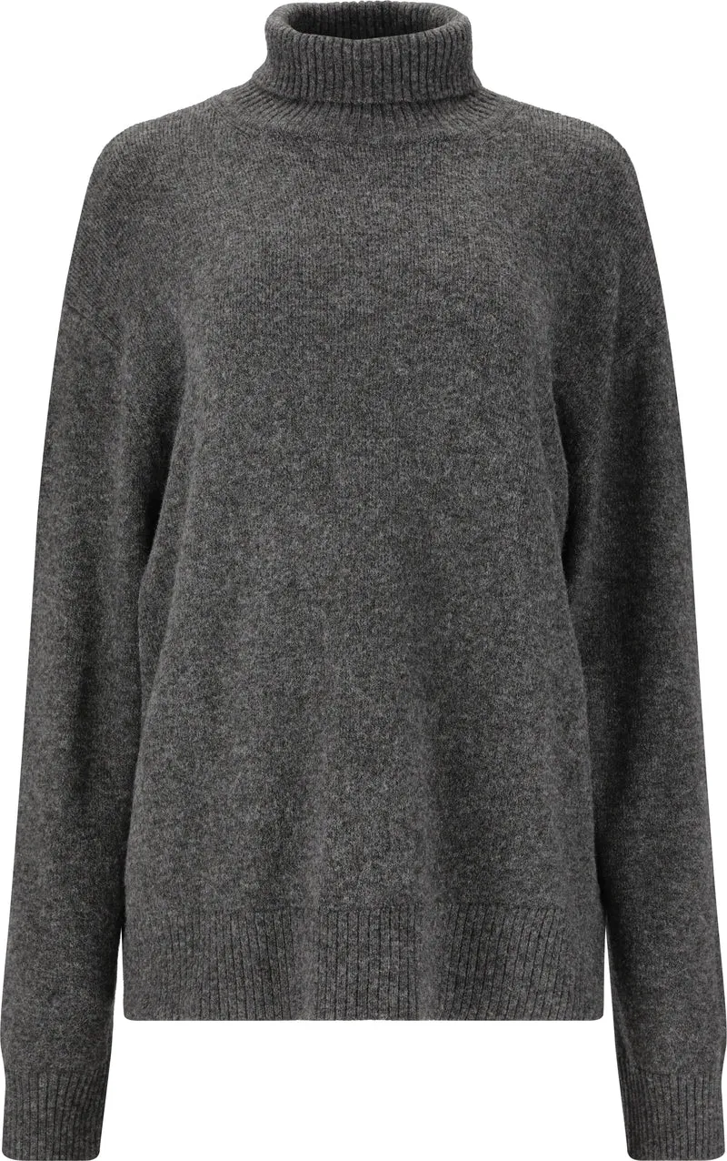 Athlecia Daviana W Knitted High Neck Damenpullover