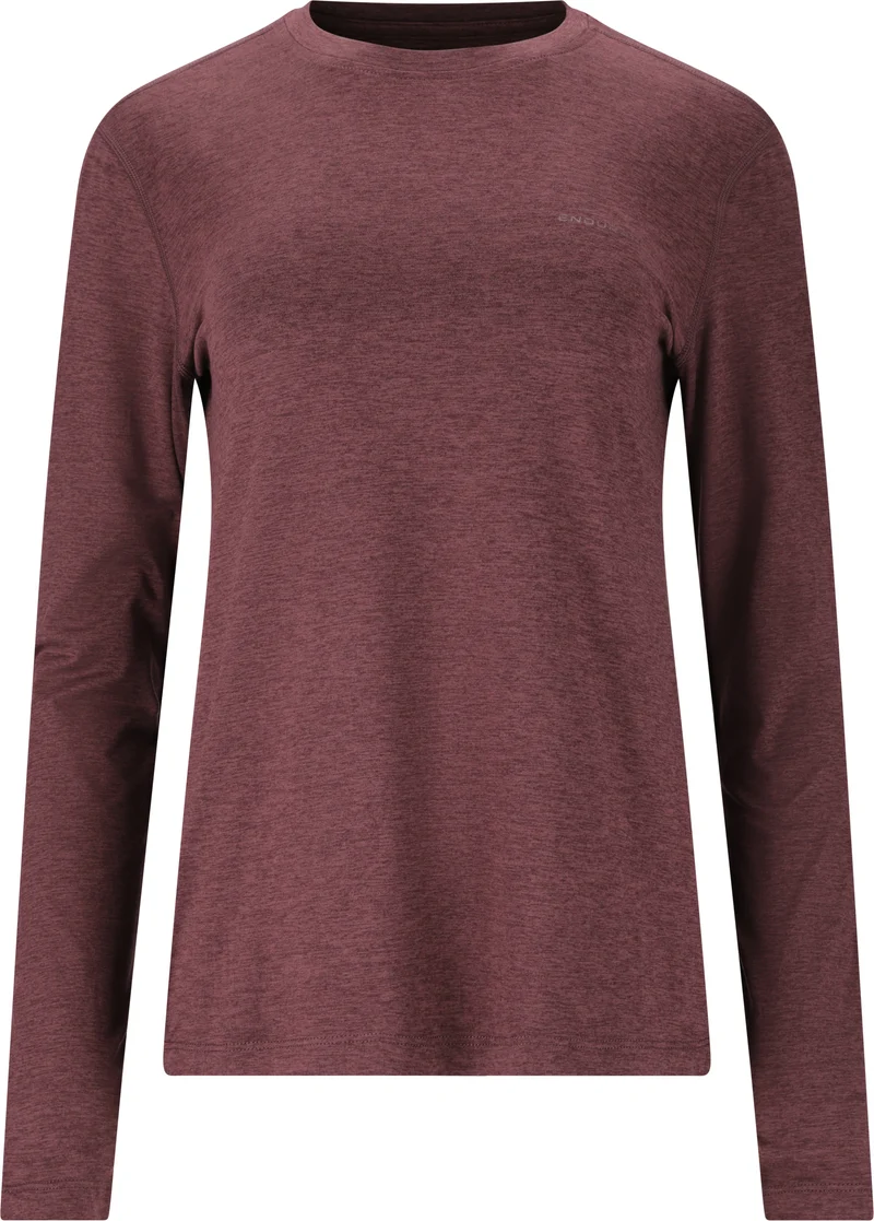 ENDURANCE Alvaly Melange Damen Langarmshirt