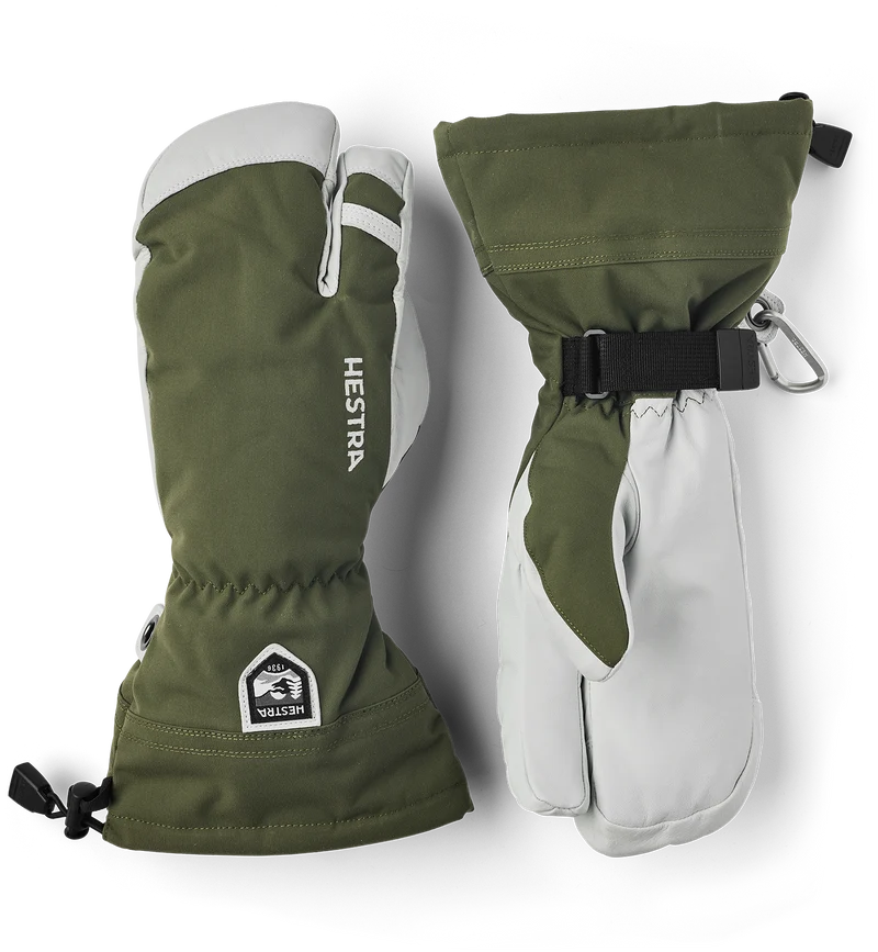 HESTRA Army Leather Heli Ski 3-Finger Skihandschuhe
