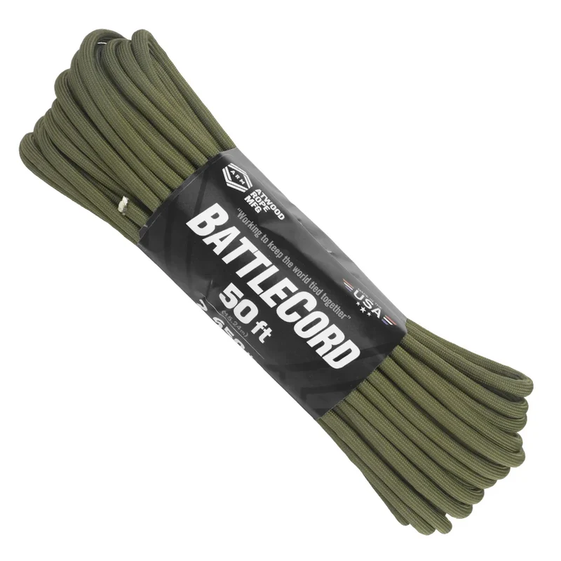 Atwood Rope 5,6mm BattleCord Seil 15m oliv