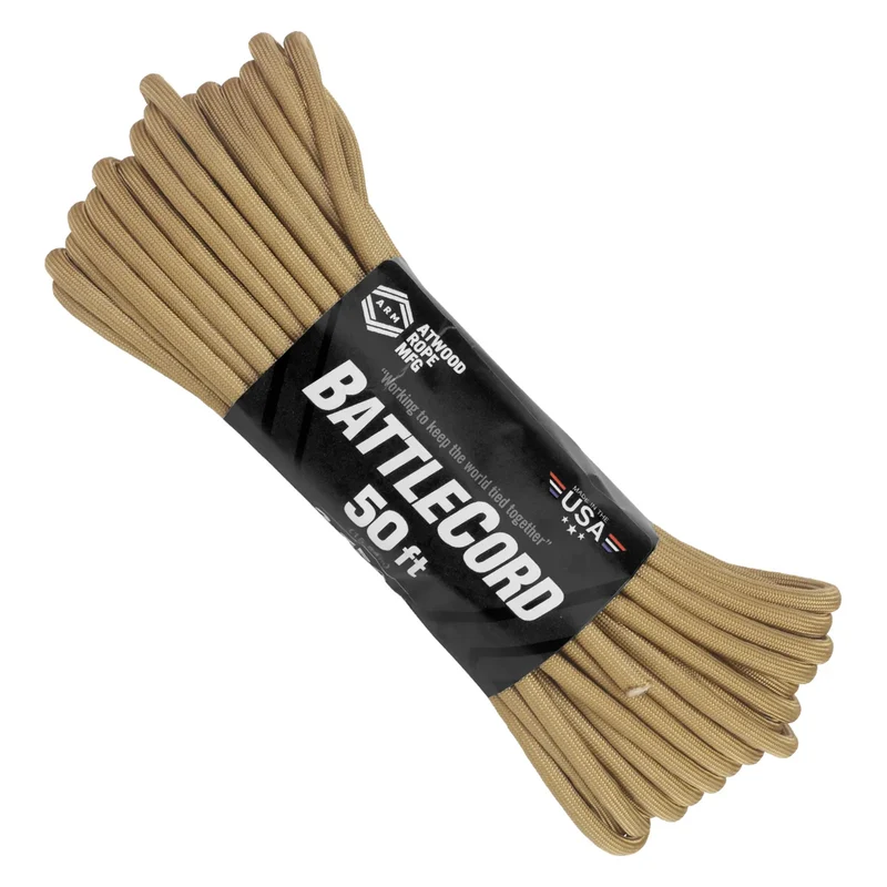 Atwood Rope 5,6mm BattleCord Seil 15m tan