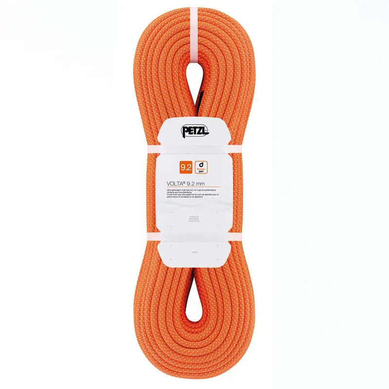 Petzl VOLTA 9,2 mm Kletterseil 50 m orange
