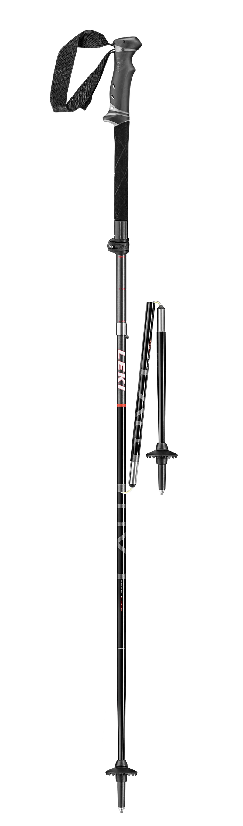 LEKI Stöcke Micro Vario TA EVO Trekking 110-130cm schwarz-anthrazit Wanderstöcke