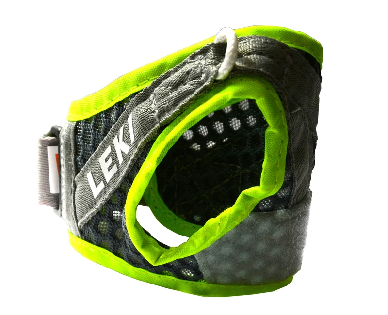 Leki Trigger Shark Frame Strap Mesh Paarweise gray - neon yellow j21