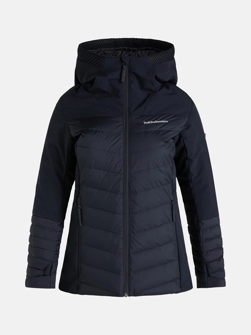 PEAK Blackfire Skijacke Damen - Daunen, Nachhaltig, Schwarz