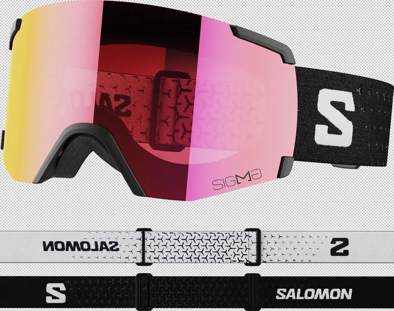 SALOMON Herren Skibrille SIGMA BLACK mit Airflow System