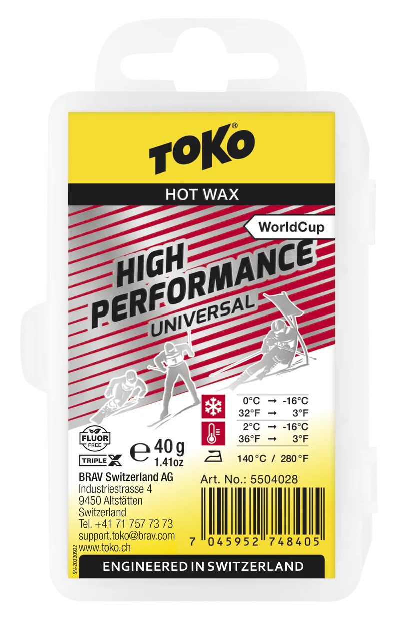 TOKO World Cup High Performance Universa Skiwachs