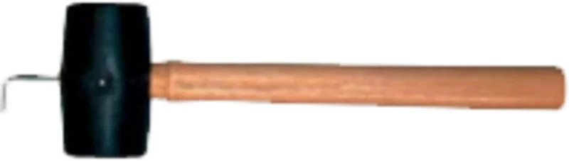 MCKINLEY Gummihammer mit Holzgriff und Heringsauszieher