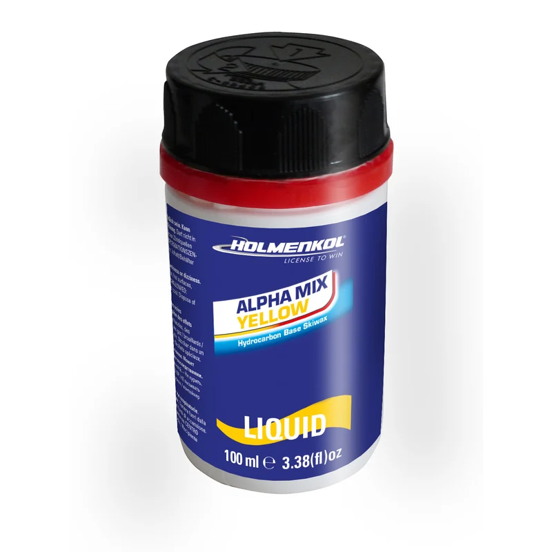 HOLMENKOL Alphamix YELLOW Flüssigwachs 100ml Skiwachs