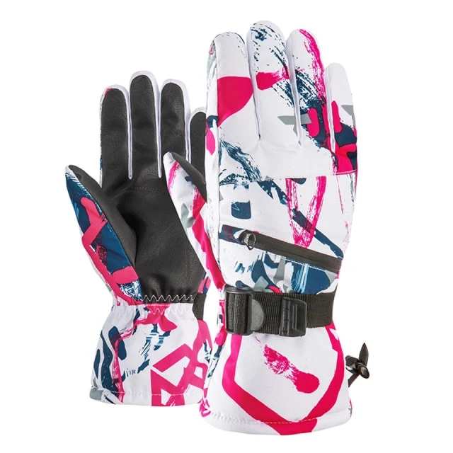 Winter Herren Ultraleichte Skihandschuhe Touchscreen Fleece Warme Damen Kinder Snowboardhandschuhe Wasserdichte Motorrad Thermo Schneehandschuhe