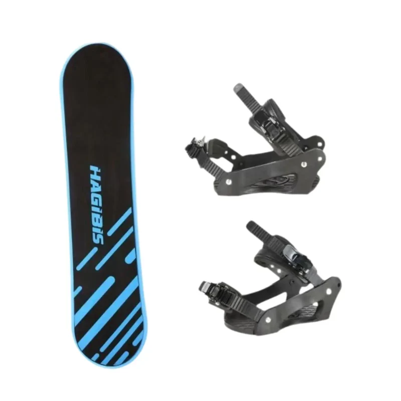 MAGI DEAL Snowboard-Skiausrüstung für Anfänger, tragbar, praktisch, für Jugendliche, mit Bindungen für Park, jedes Gelände, Indoor-Rodelfelder im Hinterhof