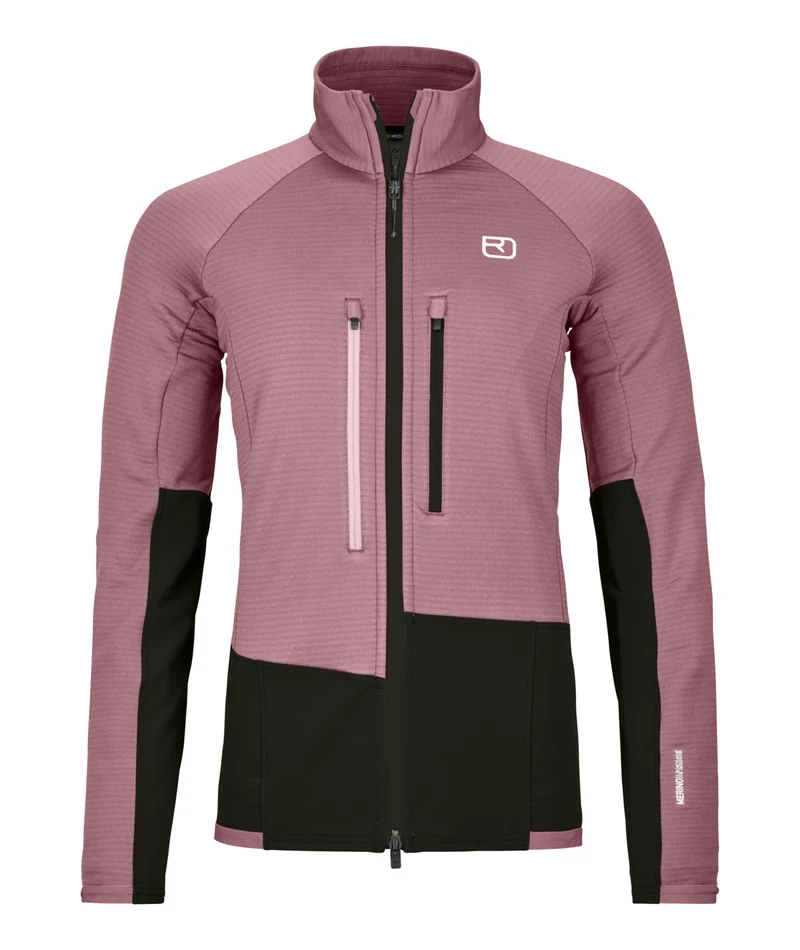 ORTOVOX FLEECE RIB JACKET W - Technische Kletter-Fleecejacke
