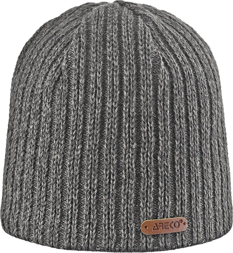 ARECO Herren Beanie Tom aus Softacryl mit Fleecefutter