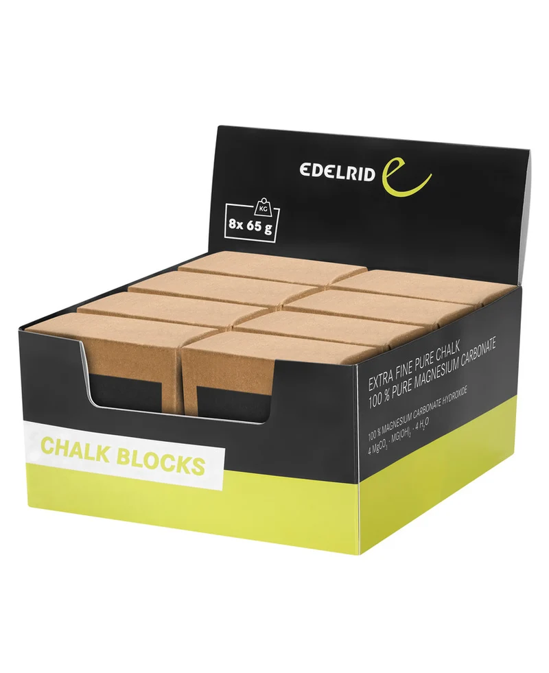 EDELRID Chalk Block II Magnesiumcarbonat 8er Pack